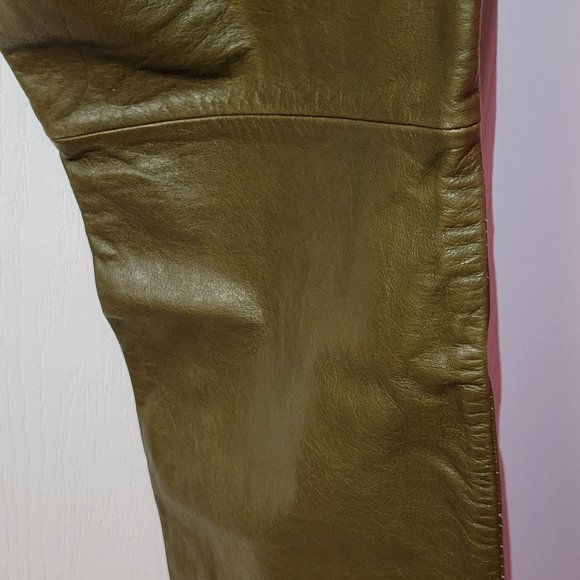 Boot Cut Leather Pant - Picture 4 of 10